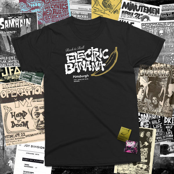 The Electric Banana T-shirt, Pittsburgh PA – Wounded Elk