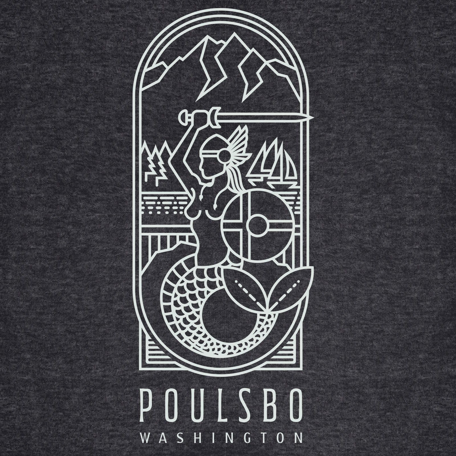 Poulsbo Mermaid T-Shirt