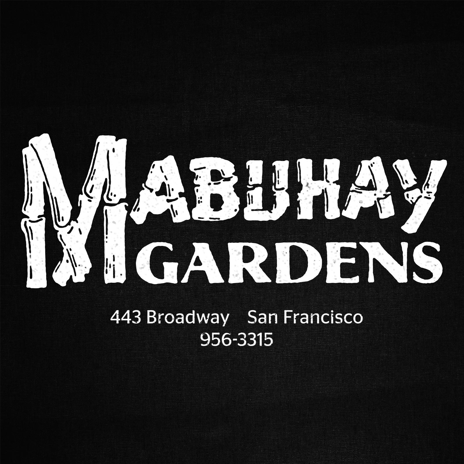 Mabuhay Gardens T-shirt, San Fransisco CA