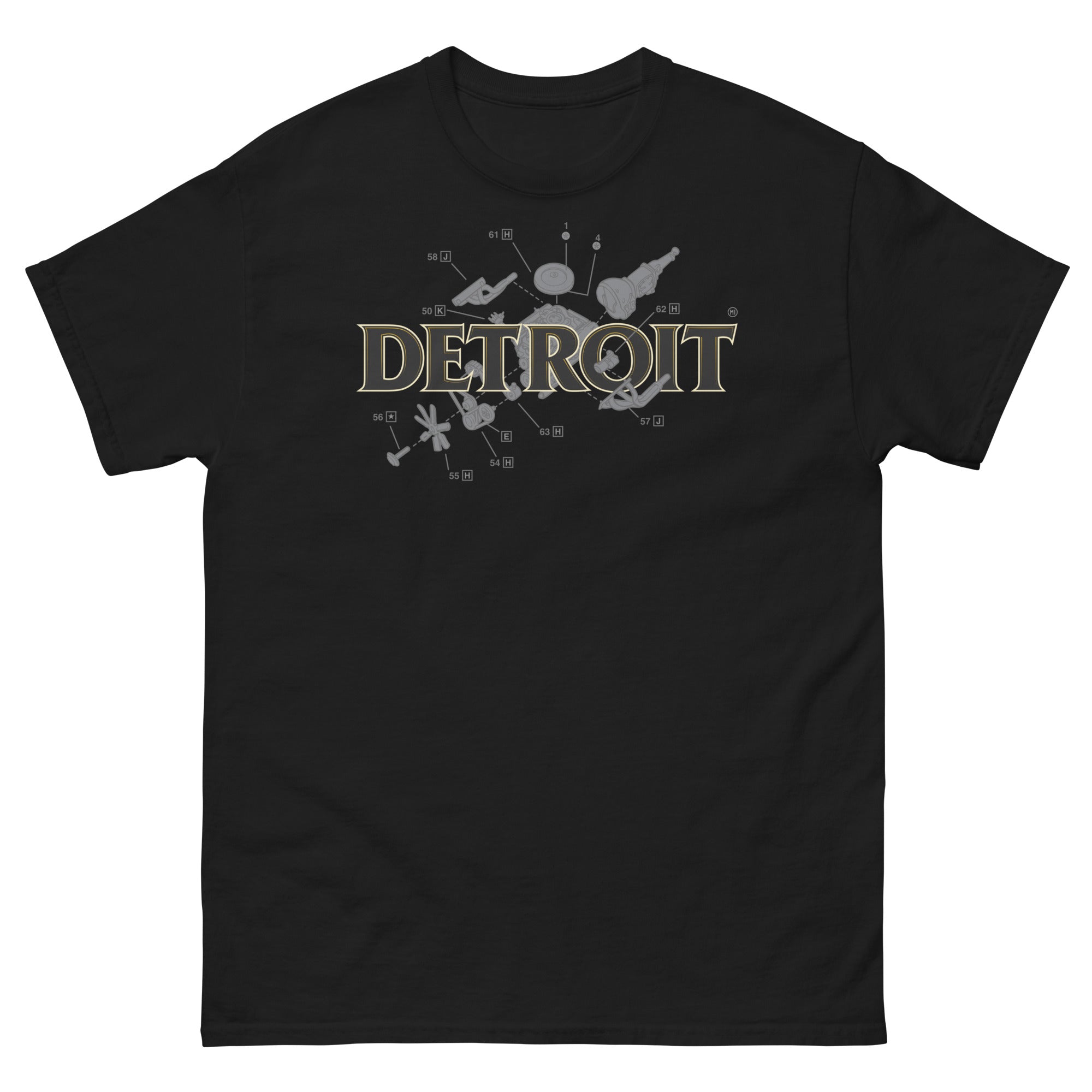 Detroit MI T-Shirt