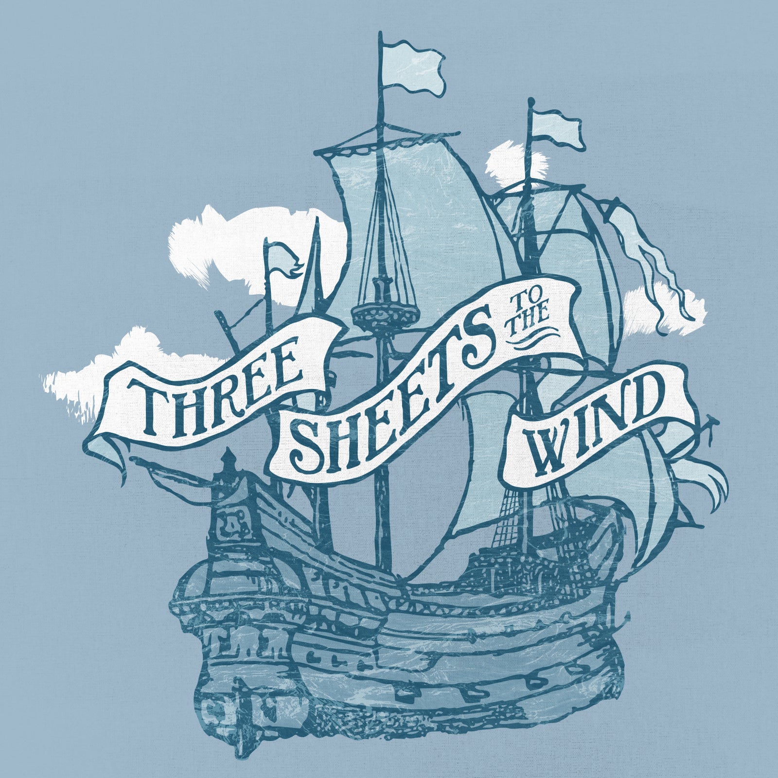 Three Sheets to the Wind TShirt Wounded Elk